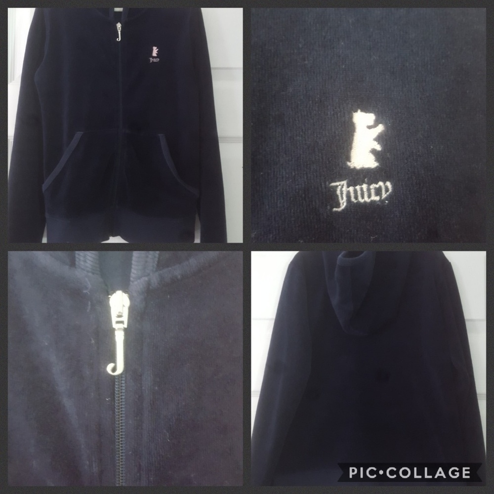 Juicy zip up hoodie kids size 10